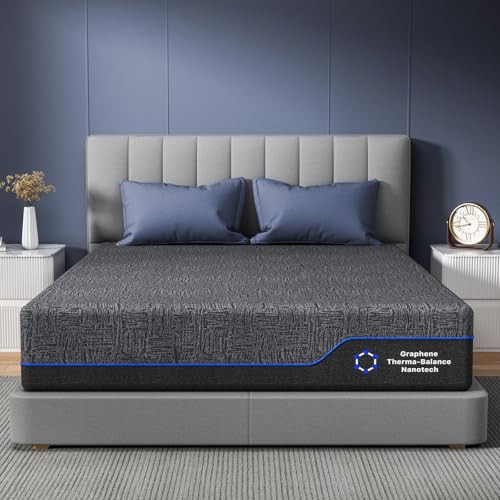 PERLECARE 10 Inch Queen Memory Foam Mattress