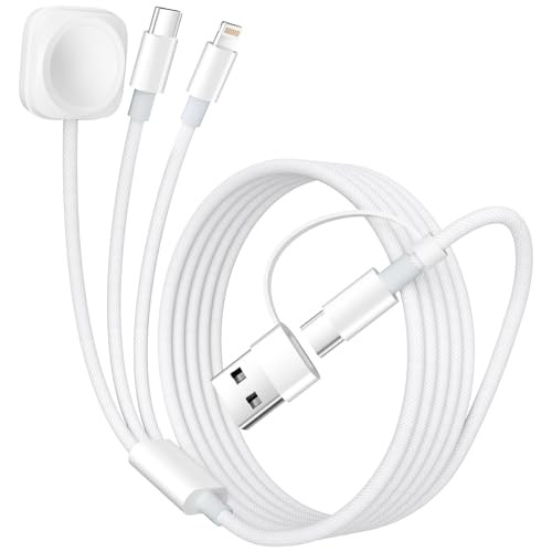 Travel Essentials Dual 3 in 2 USB C 4' Cable for Apple Products