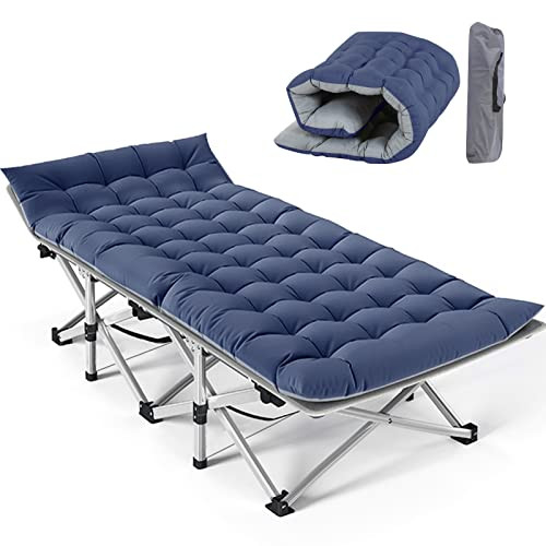 Slsy Folding Camping Cot with Mattress