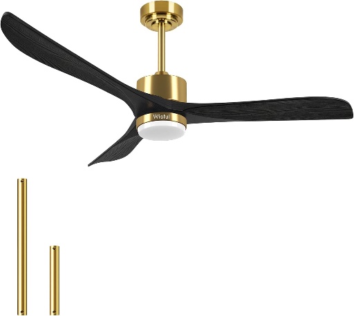 Indoor Wood Ceiling Fan with Remote Control