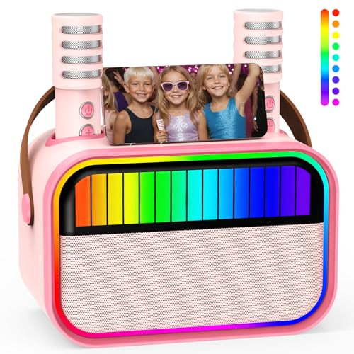 Karaoke Machine with Two Microphones