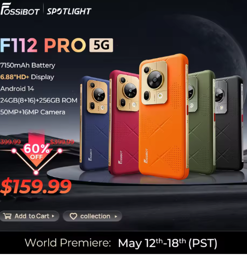FOSSiBOT F112 PRO Rugged Smartphones