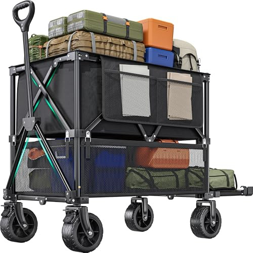 YITAHOME 400L Double Decker Collapsible Foldable Wagon