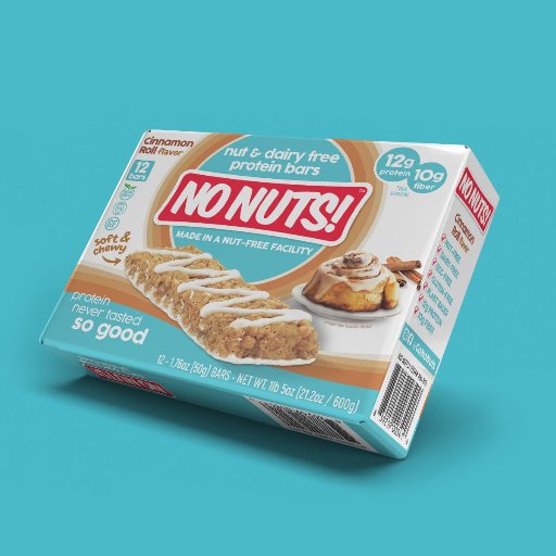 No Nuts! Cinnamon Roll Flavor Snack Bars, 12 Count