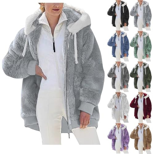 Fuzzy Fleece Jackets  