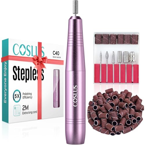 COSLUS Electric Nail Drill File Kit