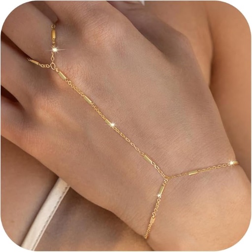 Goldegg Gold Hand Chain Bracelets