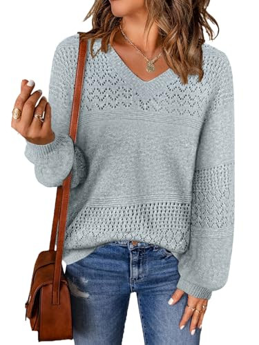 MixShe Women’s V Neck Sweaters