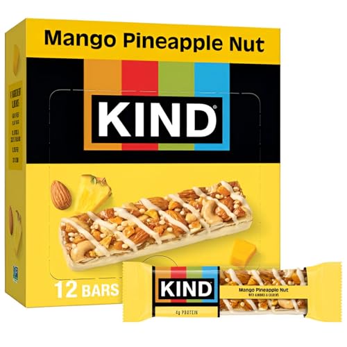 KIND Healthy Snacks Bars Mango Pineapple Nut 12-Count 1.4-Oz Deal