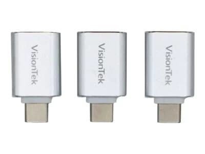 VisionTek USB-C to USB-A Adapter 3-Pack