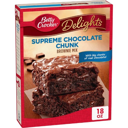 Betty Crocker Delights Supreme Chocolate Chunk Brownie Mix