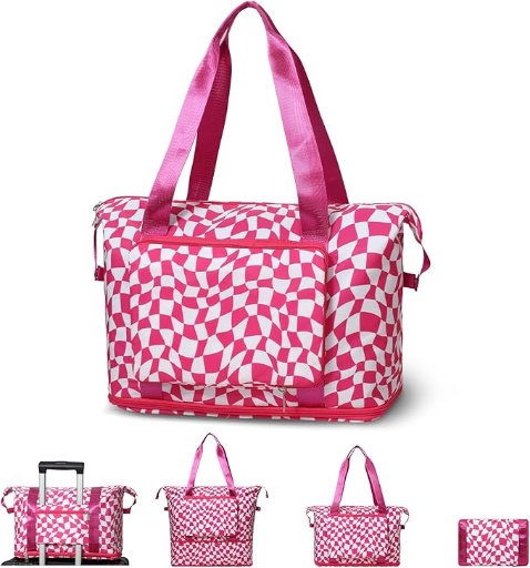 Foldable/Expandable Travel Duffel Bag