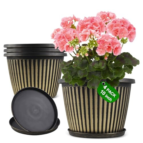 4-pack of 10" Planters