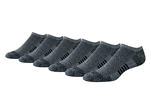 Amazon Essentials Men's Performance No-Show Socks, 6 Pairs