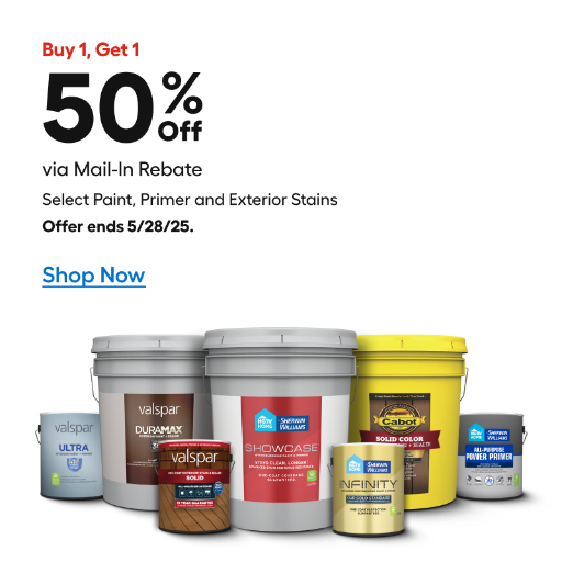 Select Paint, Primer, and Exterior Stains