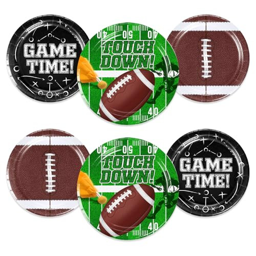 Football Paper Plates
