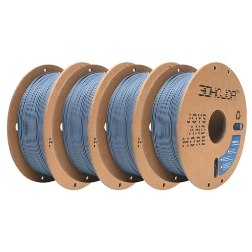 3DHoJor Matte Gray PLA Filament 4-Pack