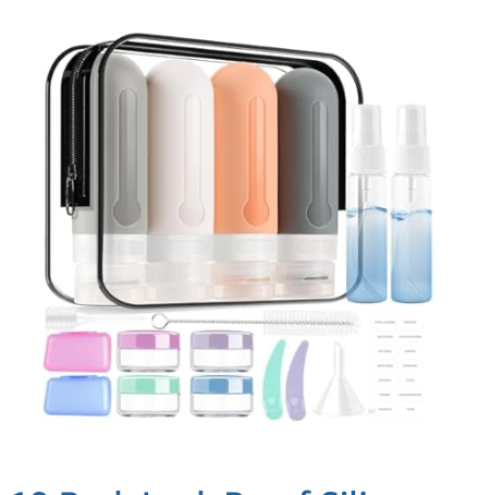 Travel Bottles Set - 19 Pcs