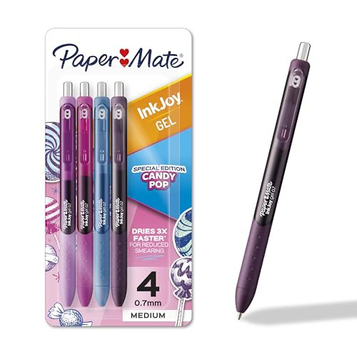 Paper Mate Retractable InkJoy Gel Pens 4-Count