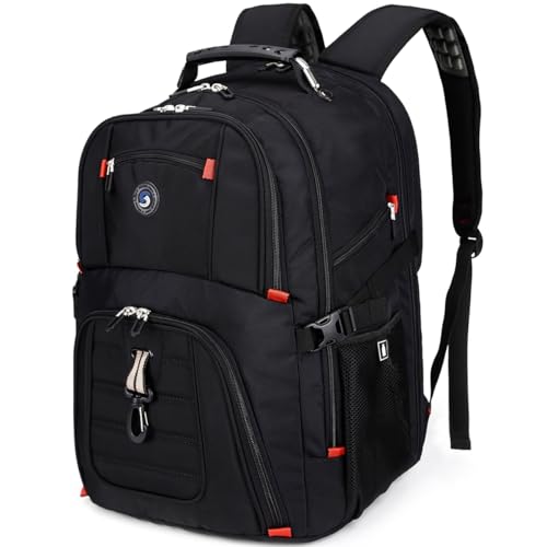 SHRRADOO Extra Large 50L Travel Laptop Backpack with combination lock Fit 17 Inch Laptops Deal
