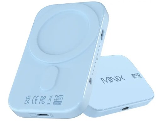 MINIX M.2 NVMe/SATA SSD Enclosure with MagSafe
