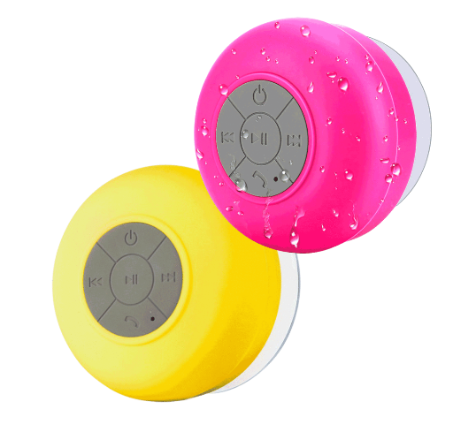 Waterproof Bluetooth Shower Speakers (2-Pack)