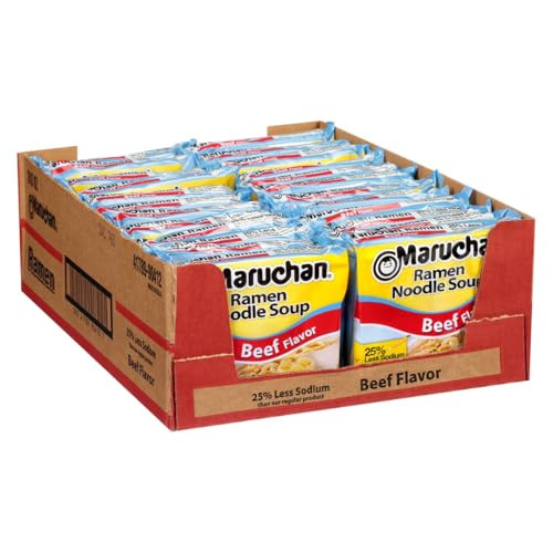 Maruchan Instant Ramen Noodles (Less Sodium Beef)