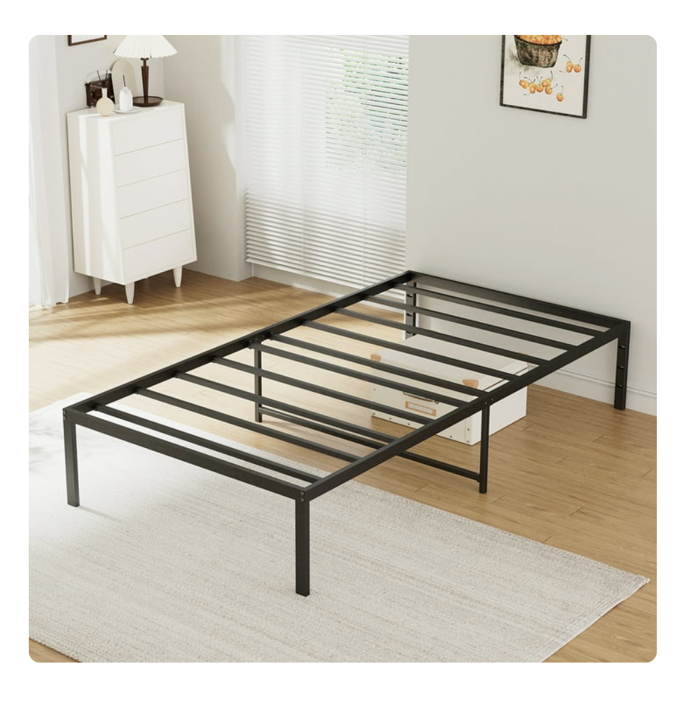 Lusimo Full Size Metal Platform Bed Frame