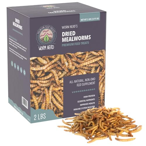 Worm Nerd Dried Mealworms for Pets