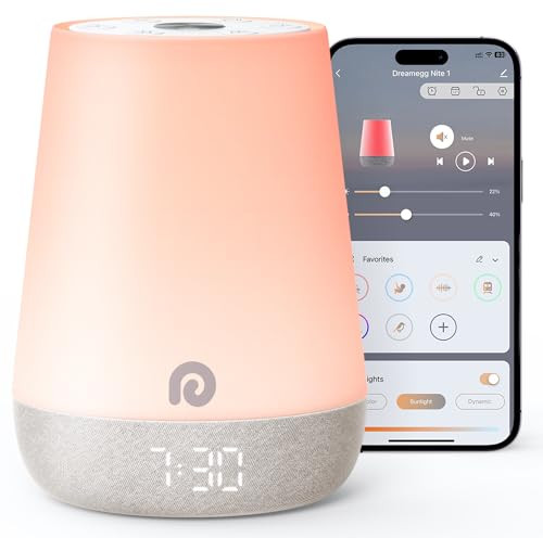 Dreamegg Baby Sound Machine, Clock & Nightlight