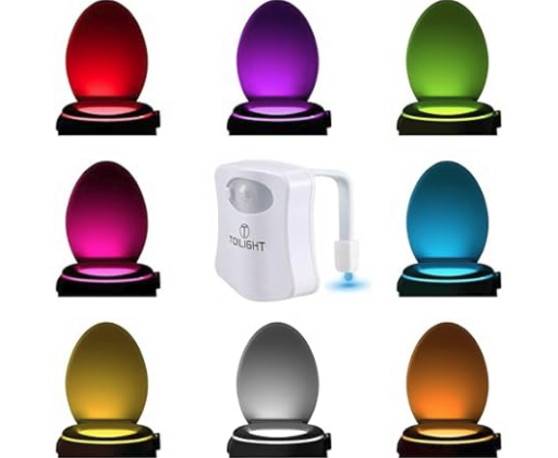 Toilet Bowl Night Light 2-Pack