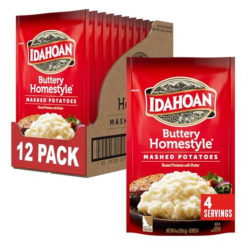 Idahoan Buttery Homestyle Mashed Potatoes (12-Pack)