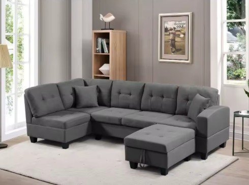 Left Fabric Sofa