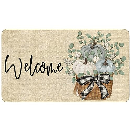 Pumpkin Eucalyptus Welcome Mat