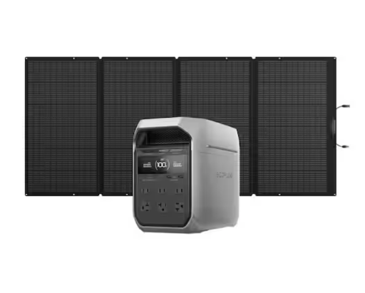 EcoFlow DELTA 3 Plus with Portable Solar Panel