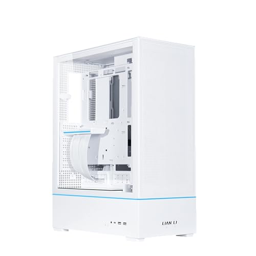 Lian Li SUP 01 45L Stand-Up Platform Mid Tower ATX Case w/ 510mm PCIe 4.0 Riser Cable & 3x 120mm Fans (White) Deal