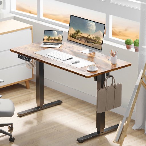Inbox Zero Koree Standing & Height-Adjustable Desk