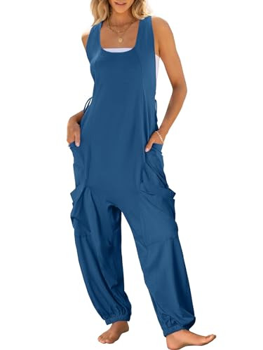 ANRABESS Women's Overalls Jumpsuit Romper