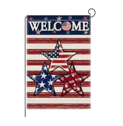 Festive 4th of July Garden Flag