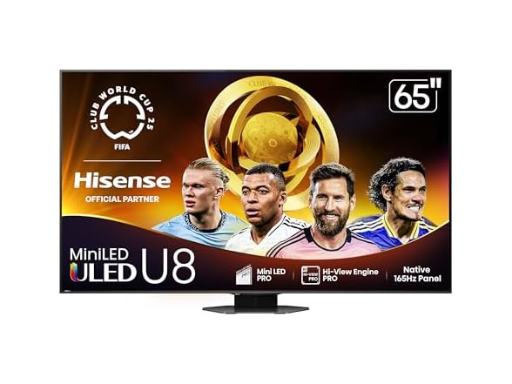 Hisense 65U8QG U8 Series Mini-LED ULED 4K Google Smart TV