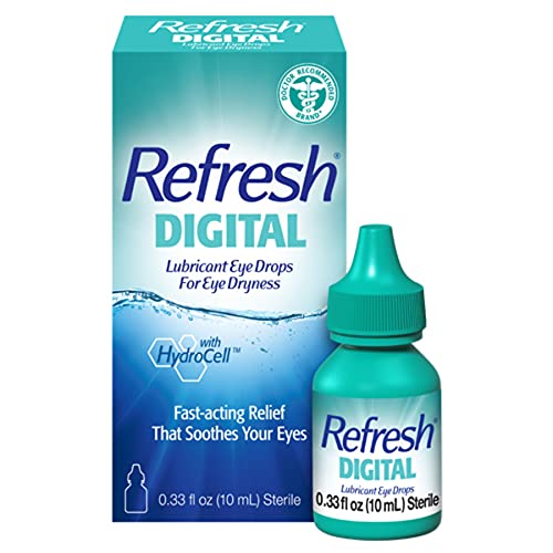 REFRESH DIGITAL Lubricant Eye Drops Artificial Tears 0.33 fl oz