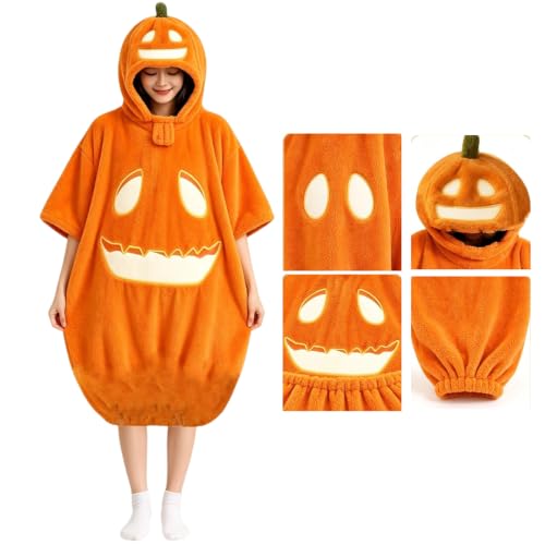 Adults Pumpkin Onesie Pajamas Costume