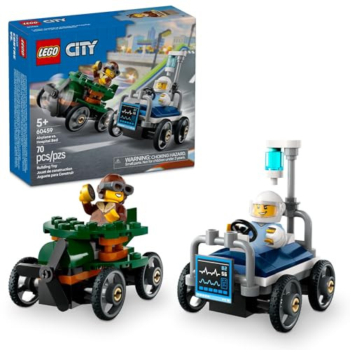 LEGO City Airplane vs. Hospital Bed Race Car Pack