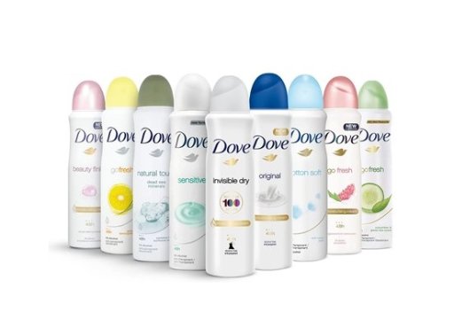 Dove Antiperspirant Deodorant Spray (10 Pack)