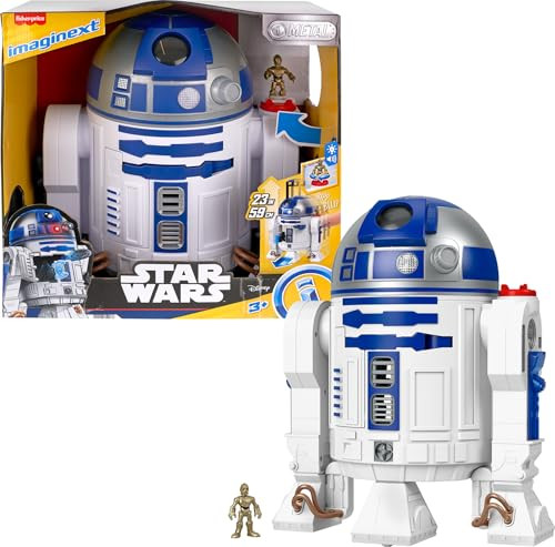 Fisher-Price Imaginext Star Wars R2-D2 Toy with Lights and Sounds