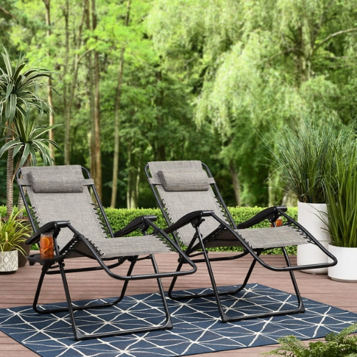 Mainstays Zero Gravity Lounge Chairs (2-Count)