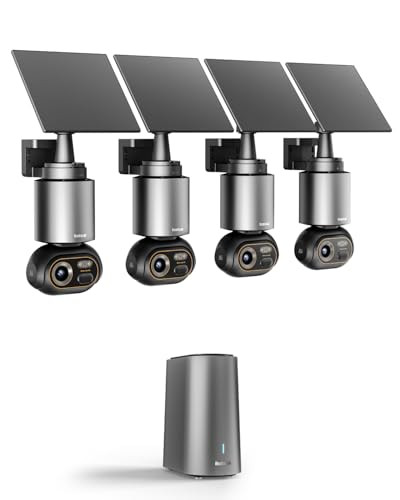 Solar Wireless Outdoor Security Camera System w/Night Vision