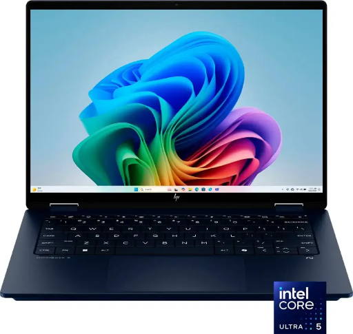HP OmniBook X Flip 2-in-1 Copilot+ PC 14" 2K Touch-Screen Laptop w/ Intel Core Ultra 5, 16GB Memory + 512GB SSD