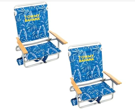 Tommy Bahama Backpack Beach Chair 2-Pack
