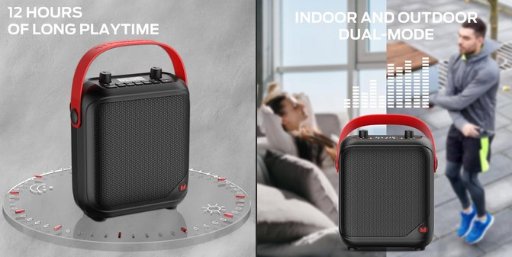 Monster Portable Bluetooth Speaker W/12H Playtime